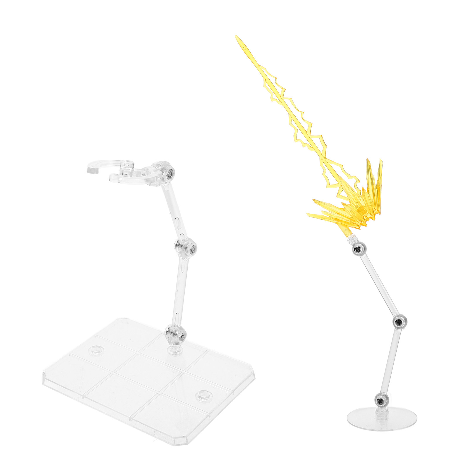 Action Figure Stand - 2Pcs Effect Stand Adjustable Action Figure