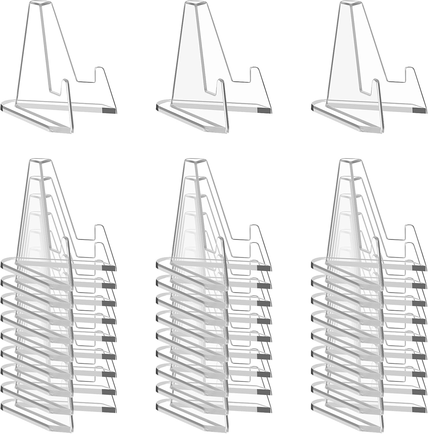 Graded Card Display - 30 Pack Acrylic Card Display Stands,