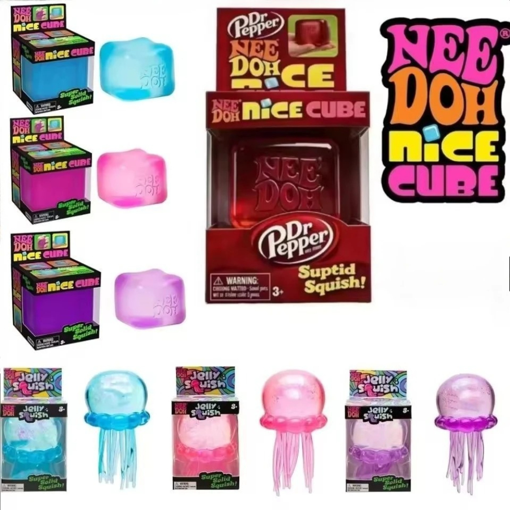 NeeDoh Trending Jellyfish & Cu - огляд і ціна Fidget Cube Original