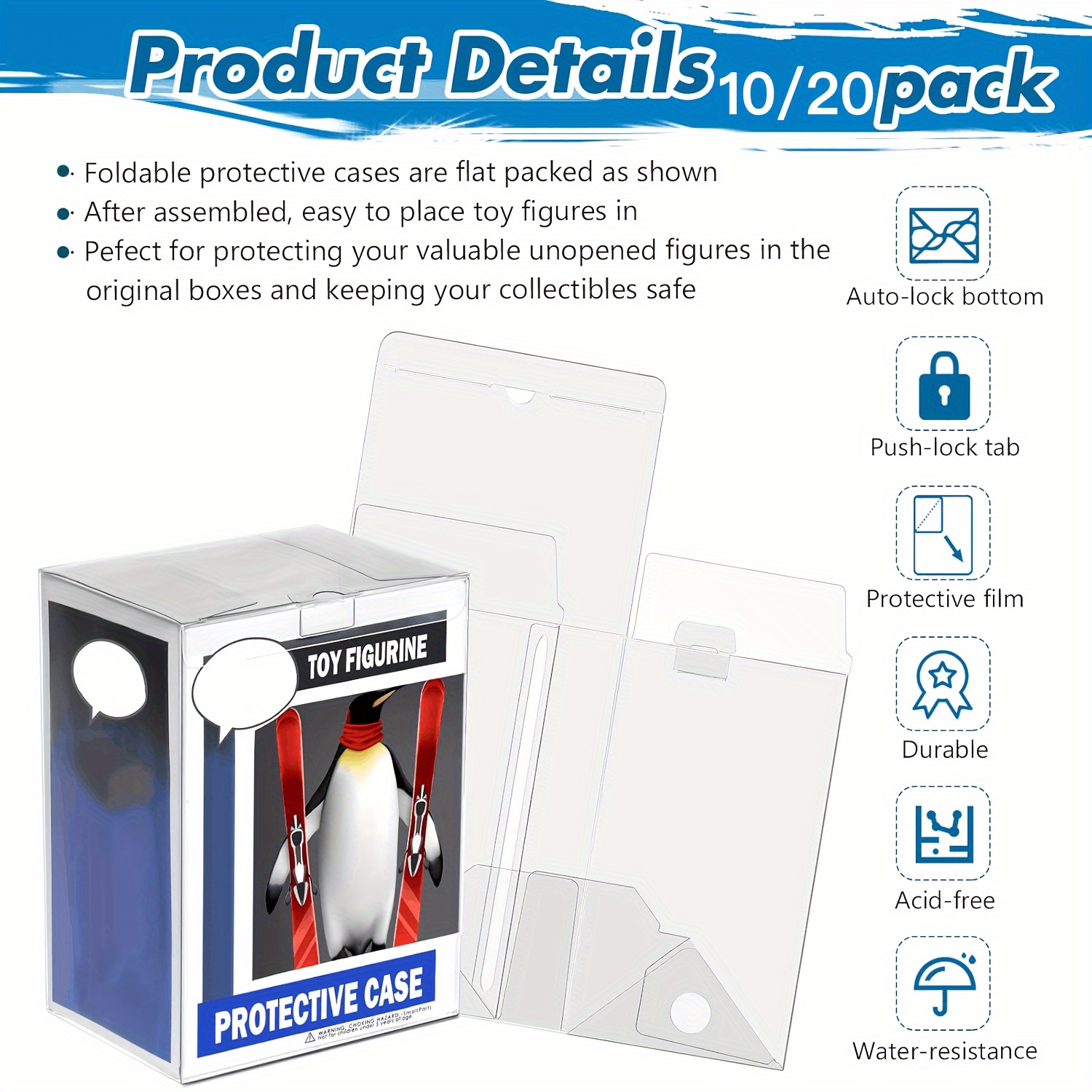 Clear Pop Display Case Compati - огляд і ціна Funko Pop Protector