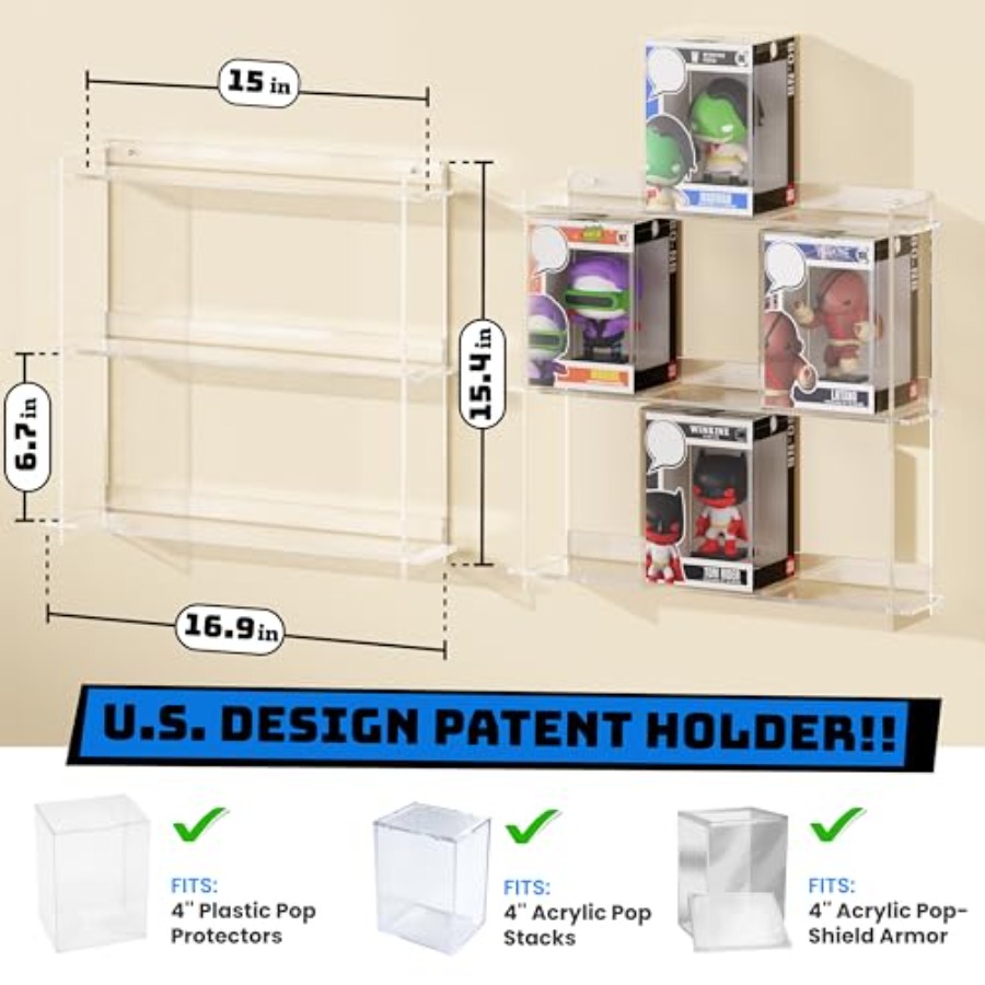 Wall Display Shelves Compatibl - огляд і ціна Pop Display Shelf