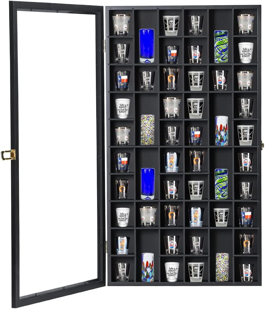 Large Shot Glass Display Case, - огляд і ціна Display Case Acrylic
