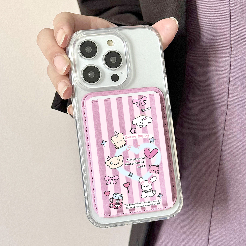Cute Girly Sketch Style Leathe - огляд і ціна Card Top Loader
