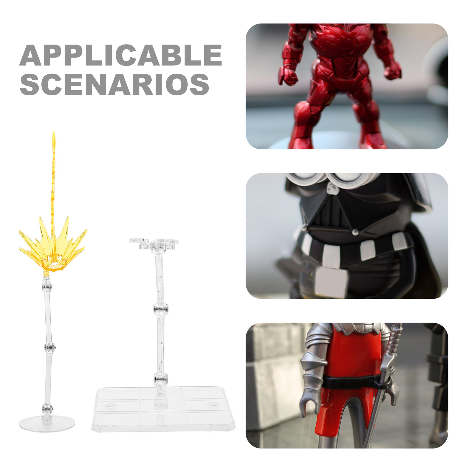 2Pcs Effect Stand Adjustable A - огляд і ціна Action Figure Stand