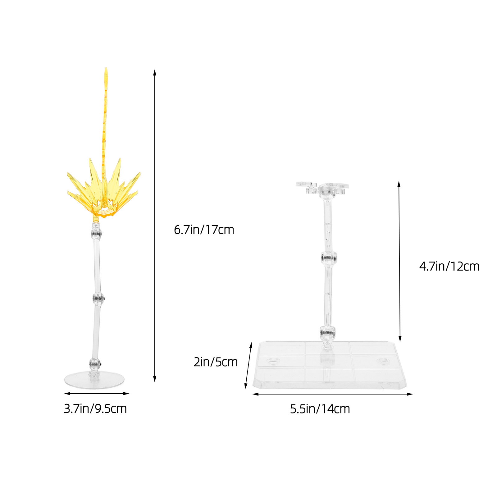 2Pcs Effect Stand Adjustable A - огляд і ціна Action Figure Stand