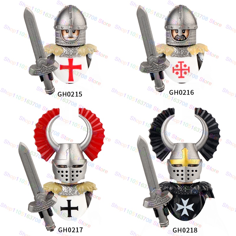 G0128 Moc Medieval Roman Centu - огляд і ціна Lego Minifigure Holder