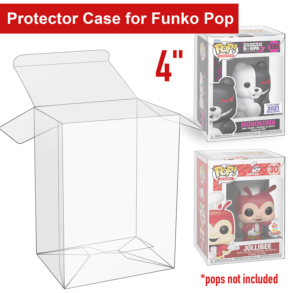 50PCS Clear Protective Box for - огляд і ціна Funko Pop Protector