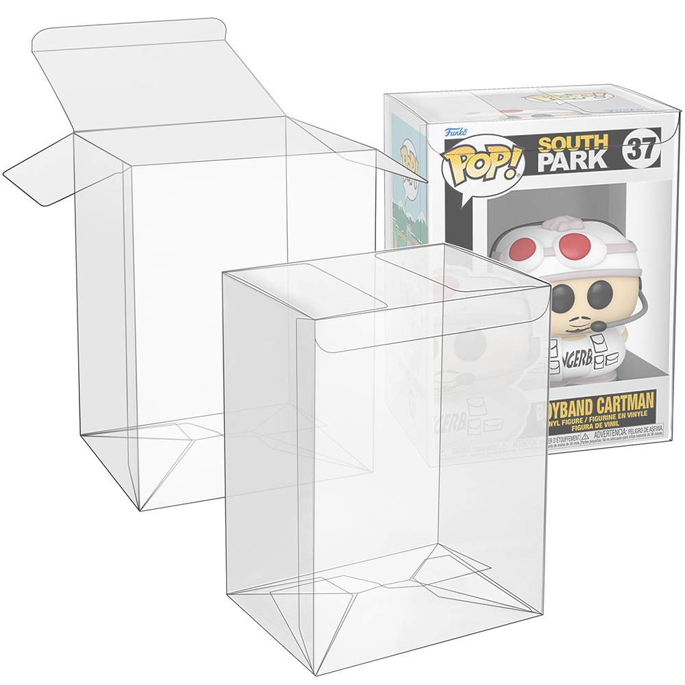 50PCS Clear Protective Box for - огляд і ціна Funko Pop Protector