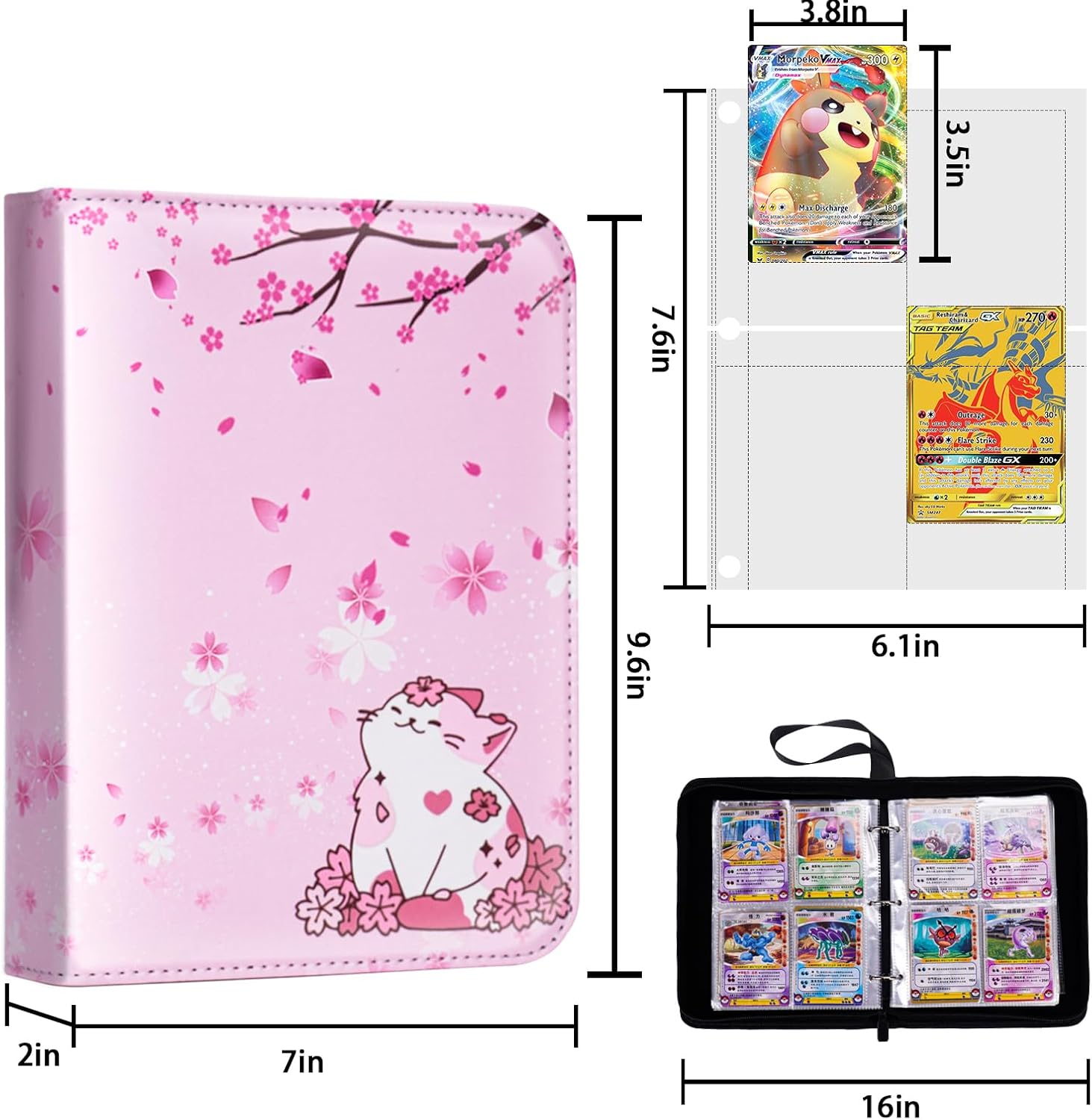 440 Card Binder for Girls with - огляд і ціна Trading Card Binder