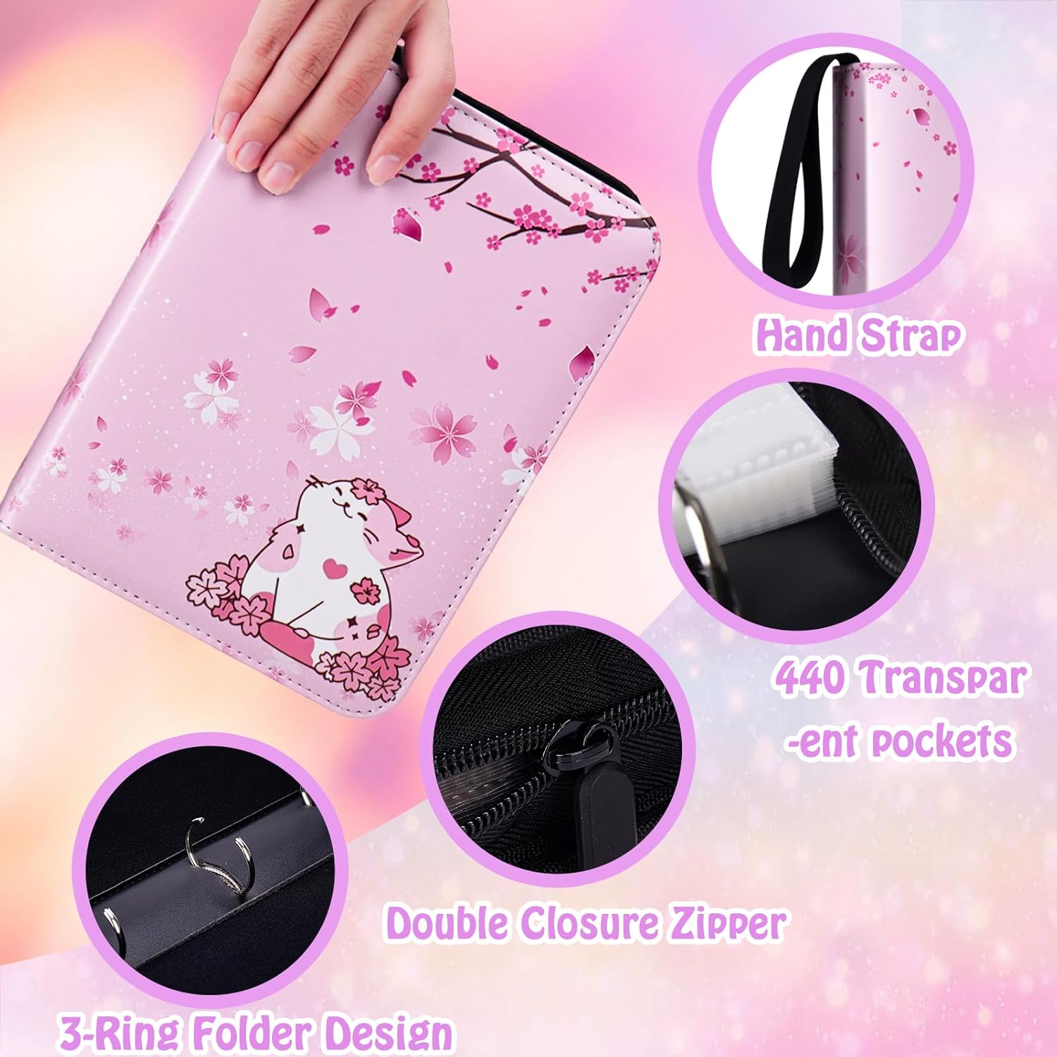 440 Card Binder for Girls with - огляд і ціна Trading Card Binder