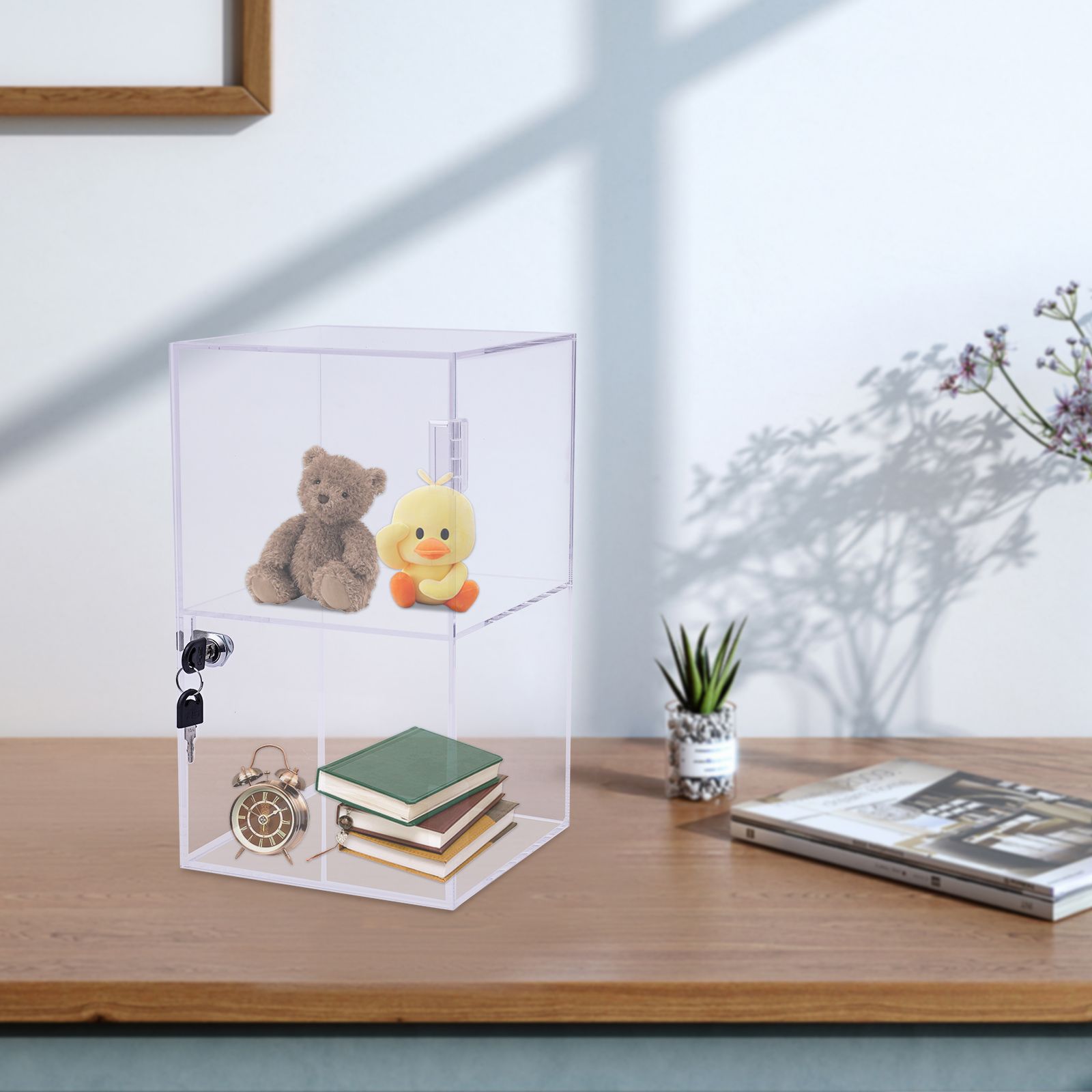 Transparent Acrylic 20x20x35cm - огляд і ціна Display Case Acrylic