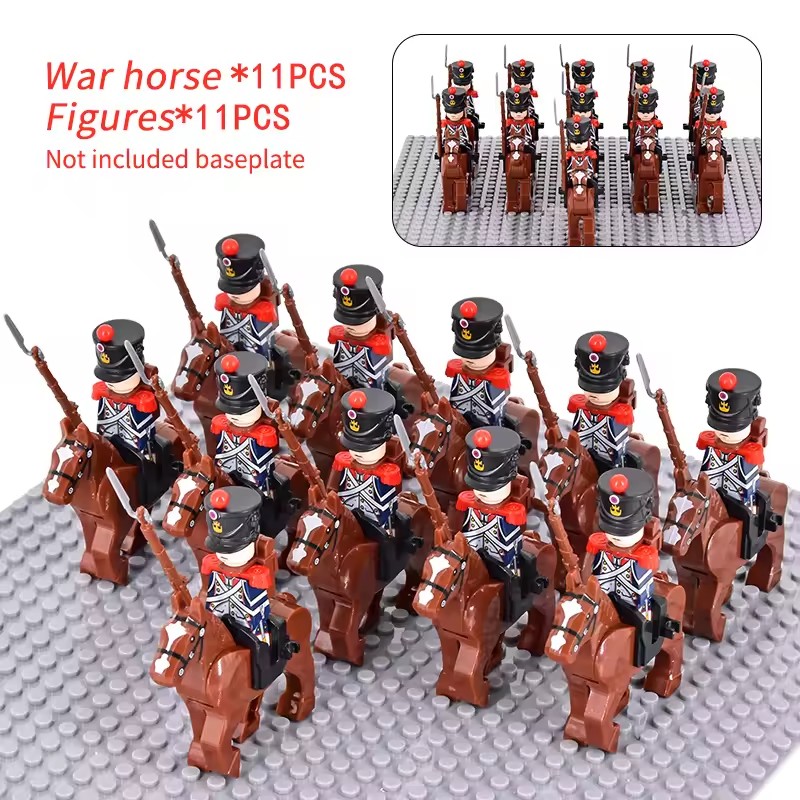 10pcs Napoleonic Wars Military - огляд і ціна Lego Minifigure Holder