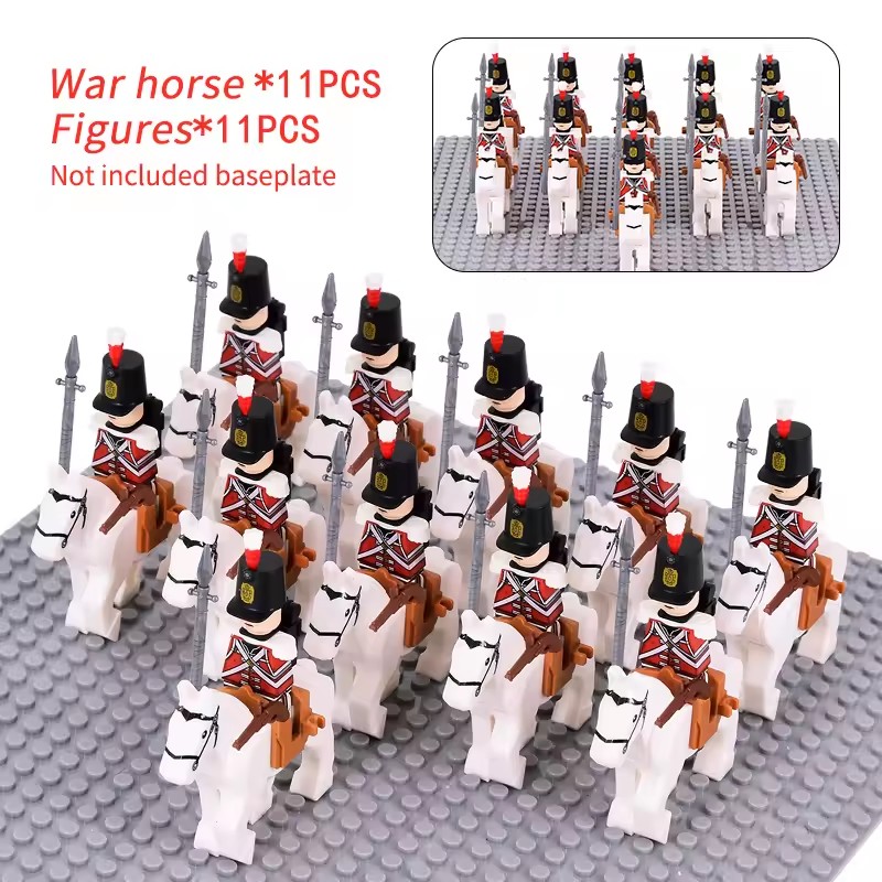 10pcs Napoleonic Wars Military - огляд і ціна Lego Minifigure Holder