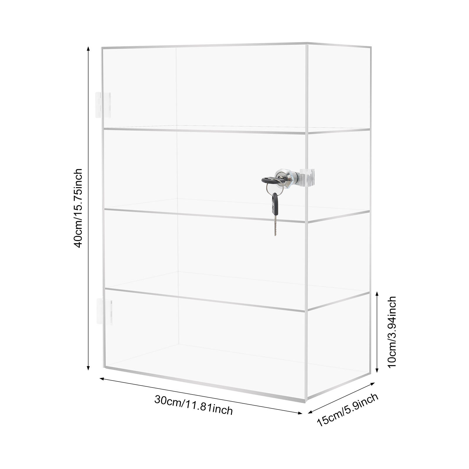 Clear Lockable Acrylic Display - огляд і ціна Display Case Acrylic