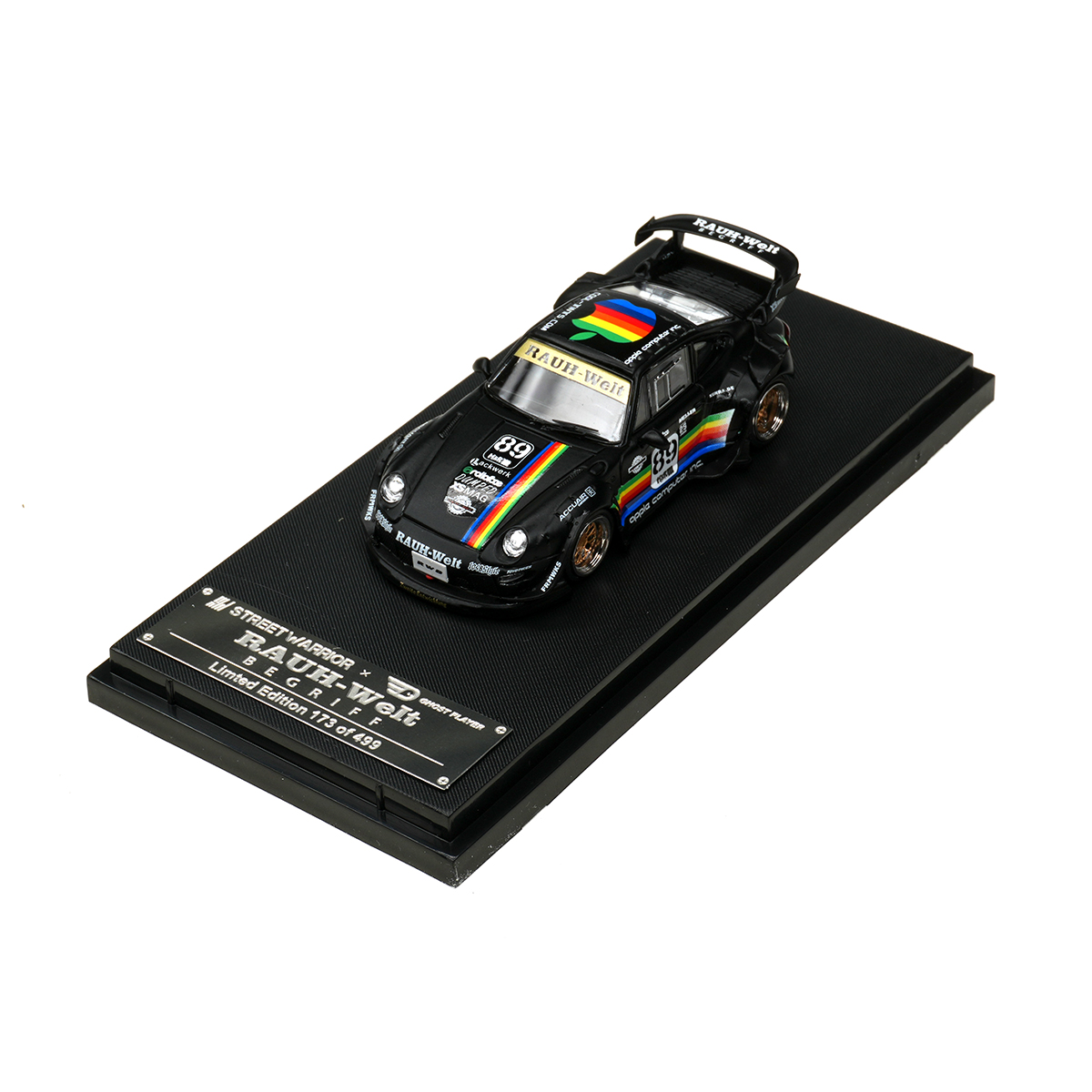 SW In Stock 1:64 RWB 993 Black - огляд і ціна Die Cast Car 1 64